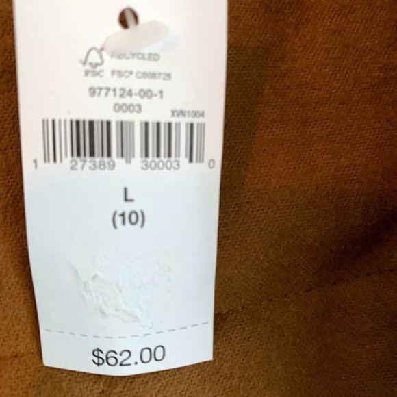 NWT Gap Fully Lined Wax Jacket/Coat - Picture 14 of 16